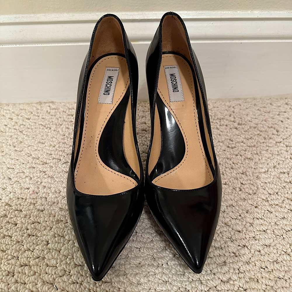 Moschino, Size 7 , Black heels